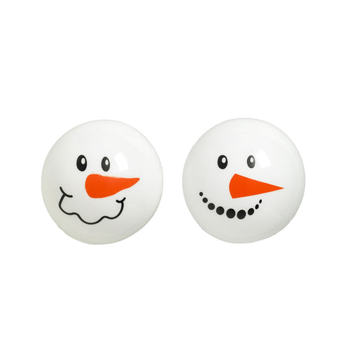 Good Boy Super Squeaky Dog Ball Snowman Faceball - Assorted x 1