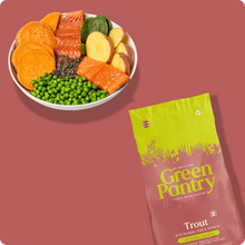 Load image into Gallery viewer, Green Pantry Digestion Support Natural Dog Food Trout with Salmon
