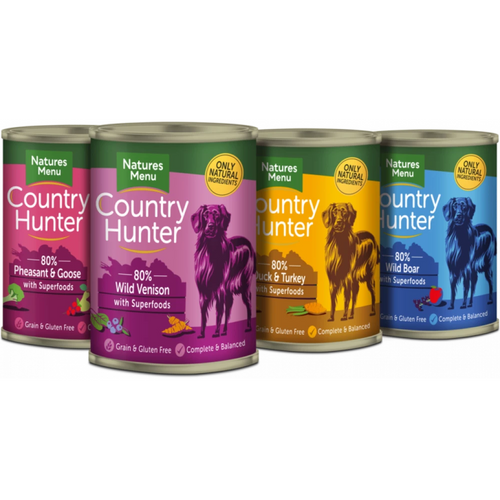 Country Hunter Wet Dog Food Cans With Superfoods