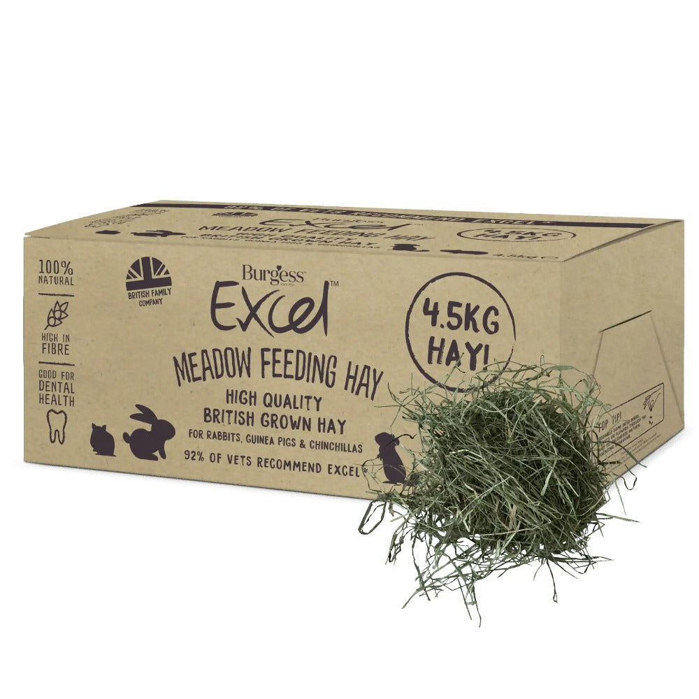 Burgess Excel Meadow Feeding Hay Box For Small Animals 4.5kg