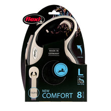 Load image into Gallery viewer, Flexi New Comfort L Tape 8m Black (up to 50kg)
