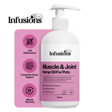 Load image into Gallery viewer, Infusions Muscle &amp; Joint Oil Salmon/Hemp For Cats &amp; Dogs 300ml
