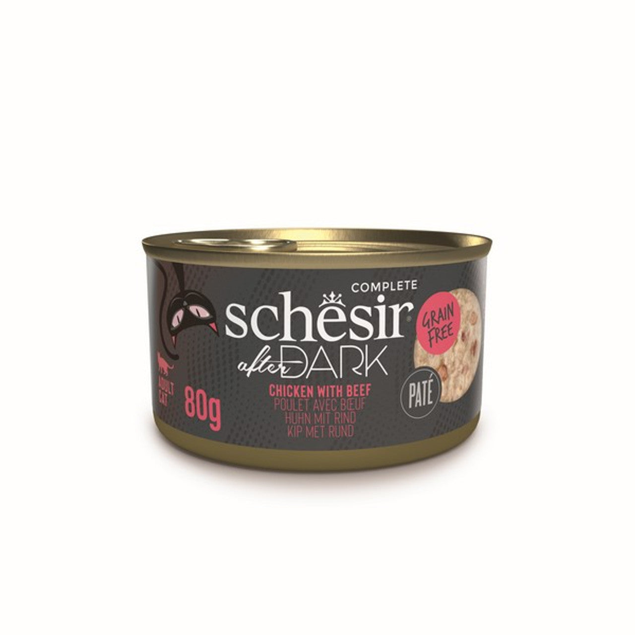 Schesir After Dark Pate Adult Dog Food 80g 12 Pack