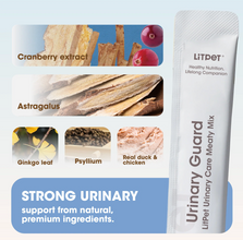 Load image into Gallery viewer, Litpet Urinary Guard Meaty Mix Paste 10 x 15g Sachets per pack
