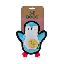 Load image into Gallery viewer, Beco Recycled Rough and Tough Penguin Small Dog Toy
