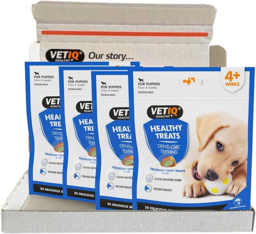 VETIQ Healthy Treats Denti-Care Teething 50G, Multipack