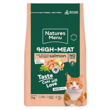 Load image into Gallery viewer, Natures Menu High in Meat Salmon No Grain For Adult Cats
