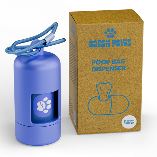 OceanPaws Poo Bag Dispenser With 15 Bags