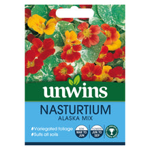 Load image into Gallery viewer, Nasturtium Alaska Mix
