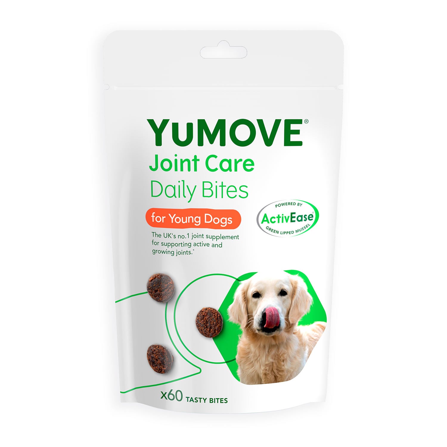 YuMOVE Joint Care Daily Bites For Young Dogs - 60 Bites