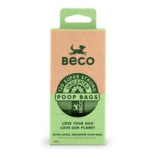 Load image into Gallery viewer, Beco Large Dog Poop Waste Bags Unscented - Various Pack Sizes 
