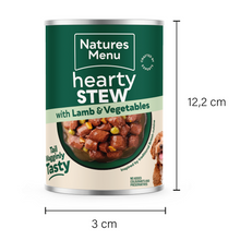 Load image into Gallery viewer, Natures Menu Lamb and Vegetable Hearty Stew Can 415g x 12
