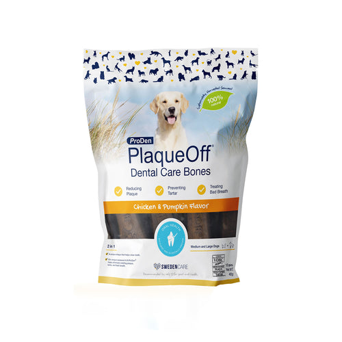 Proden Plaqueoff Dental Care Bones Chicken And Pumpkin