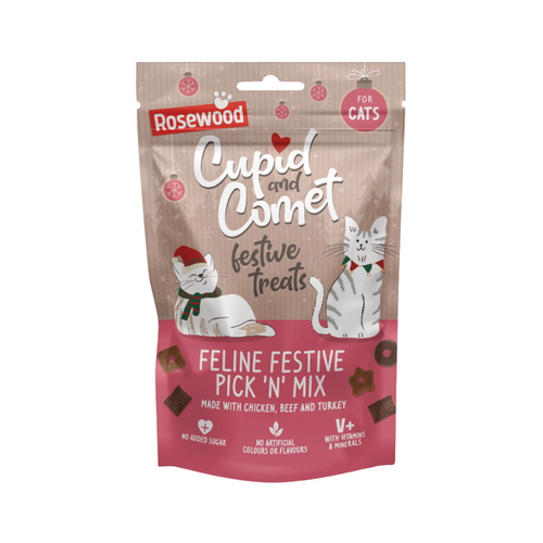 Rosewood Cupid & Comet Feline Festive Pick 'n' Mix 180g