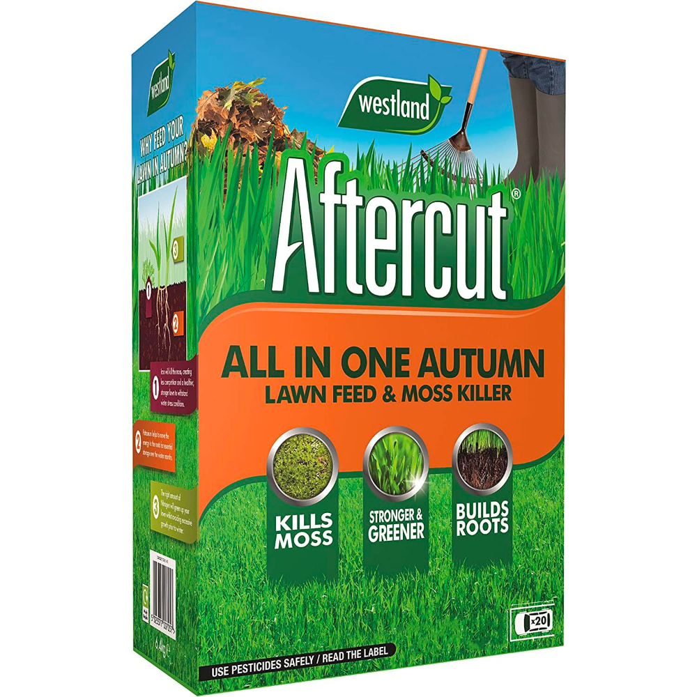 Westland Aftercut All In One Autumn Lawn Feed and Moss Killer