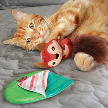 Load image into Gallery viewer, KONG Pull-A-Partz Tuck Cat Toy with Catnip
