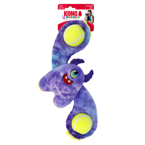 KONG Woozles Monster Assorted Medium Dog Toy