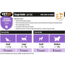 Load image into Gallery viewer, VETIQ Serene Calming Drops 100ML

