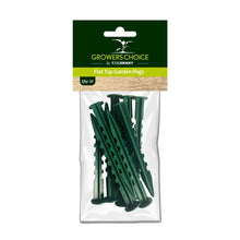 Load image into Gallery viewer, Growers Choice Flat Top Garden Pegs 10pk

