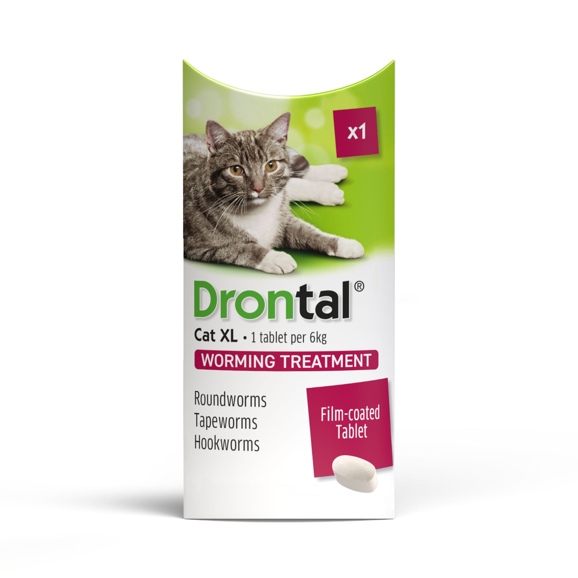 Drontal Wormer Tablets for Large Cats 6kg And Over