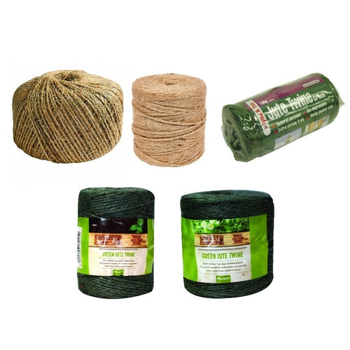 Gardman Jute Twine Natural/Green 100g/250g/500g 