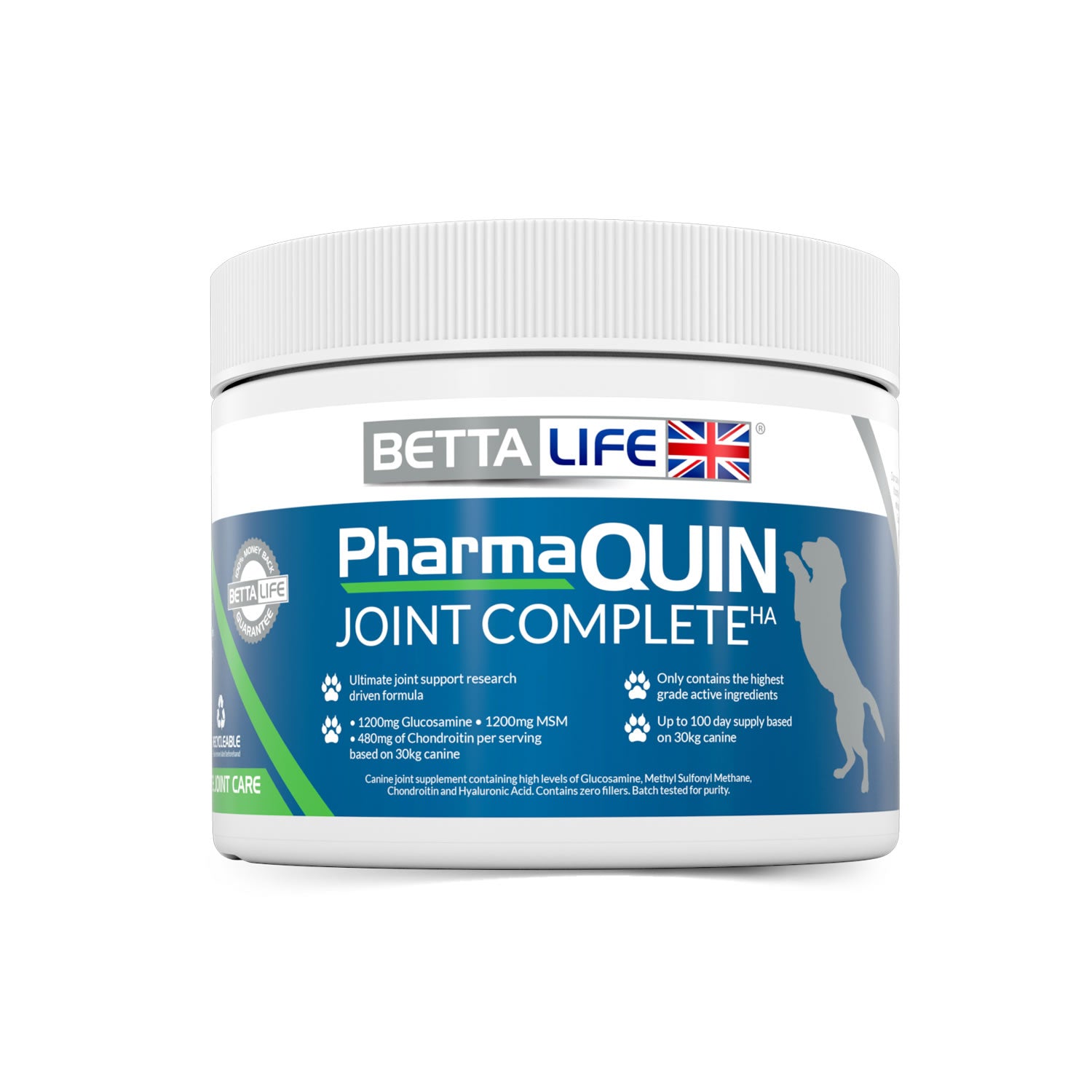 Bettalife Pharmaquin Joint Complete HA Canine 300 GM