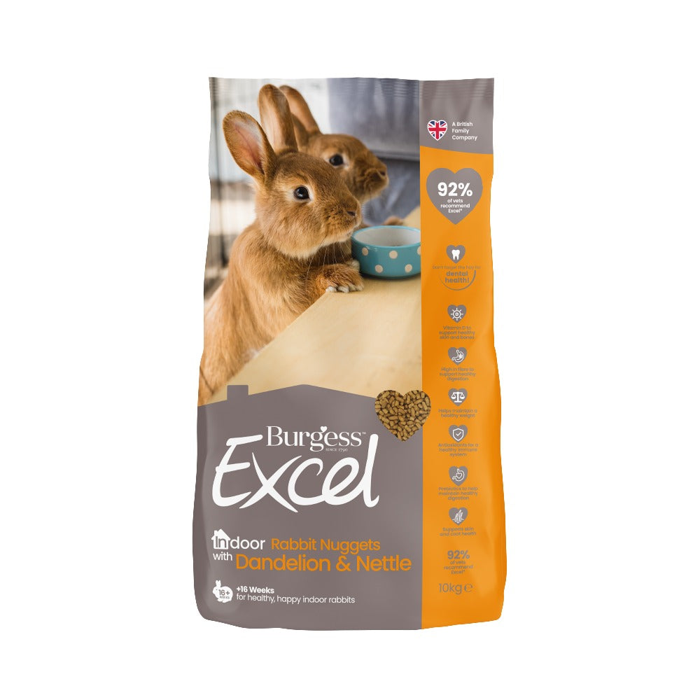 Burgess Excel Indoor Rabbit Nuggets Dried Food