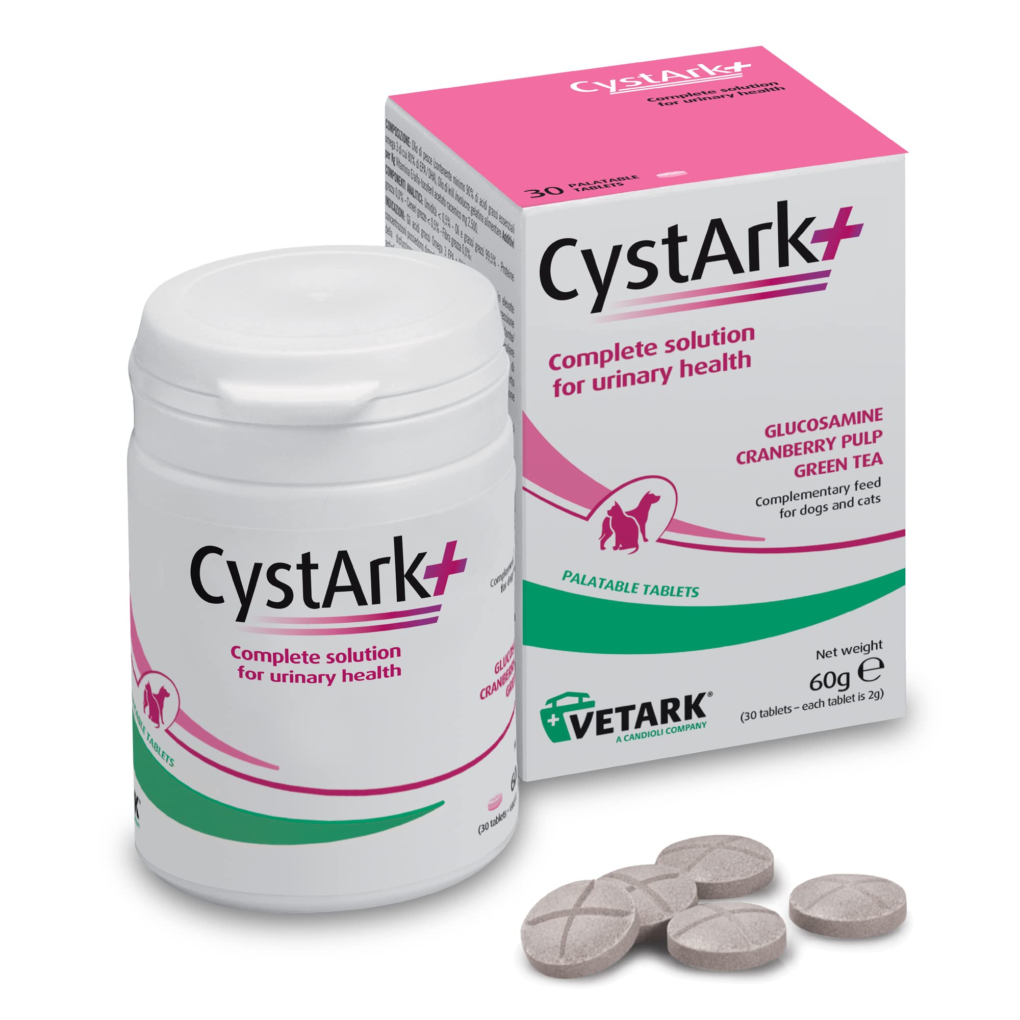 CystArk+ Urinary Health Supplement Tablets - 30 Pack 
