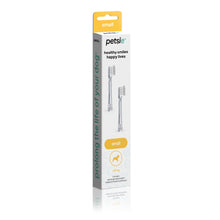 Load image into Gallery viewer, Petsie Toothbrush Two Replacement Heads Small, Medium &amp; Large Dogs
