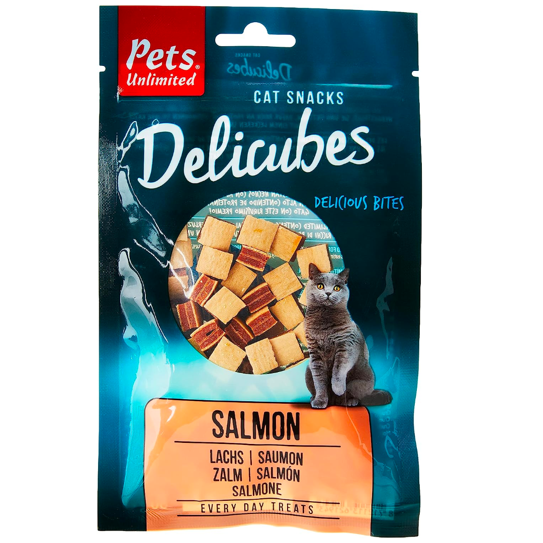 Pets Unlimited Delicubes Treats For Cats - Various Flavours 