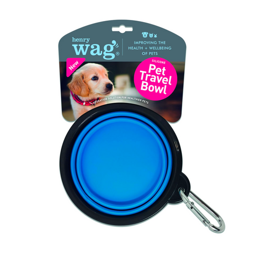 Henry Wag Pet Travel Bowl - Various Sizes 