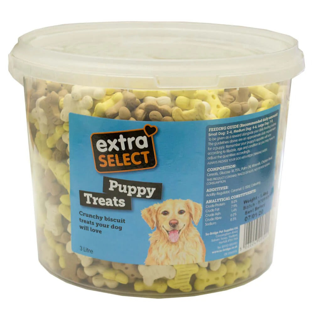 Extra Select Puppy Bones Bucket 3ltr