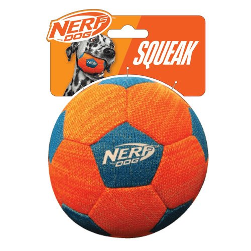 Nerf Dog X-Weave Soccer Squeak Ball