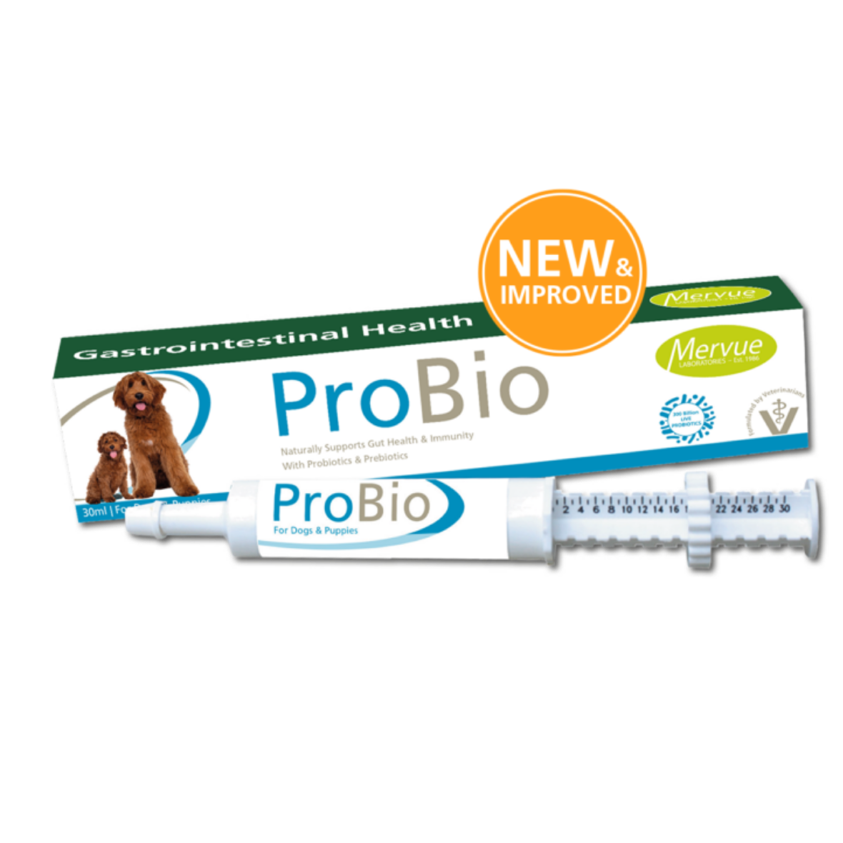 Mervue ProBio Paste For Dogs & Puppies Gastrointestinal/Gut Health & Immunity