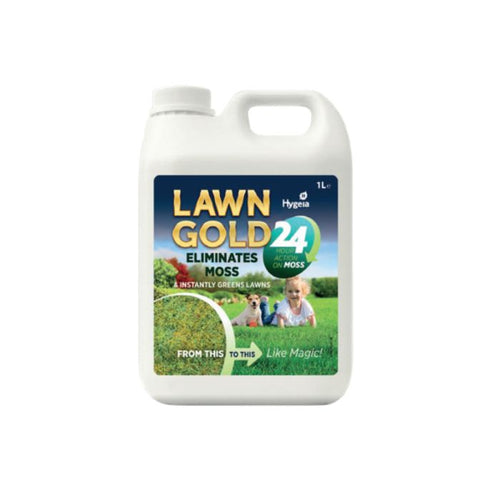 Lawn Gold 24 Eliminates Moss