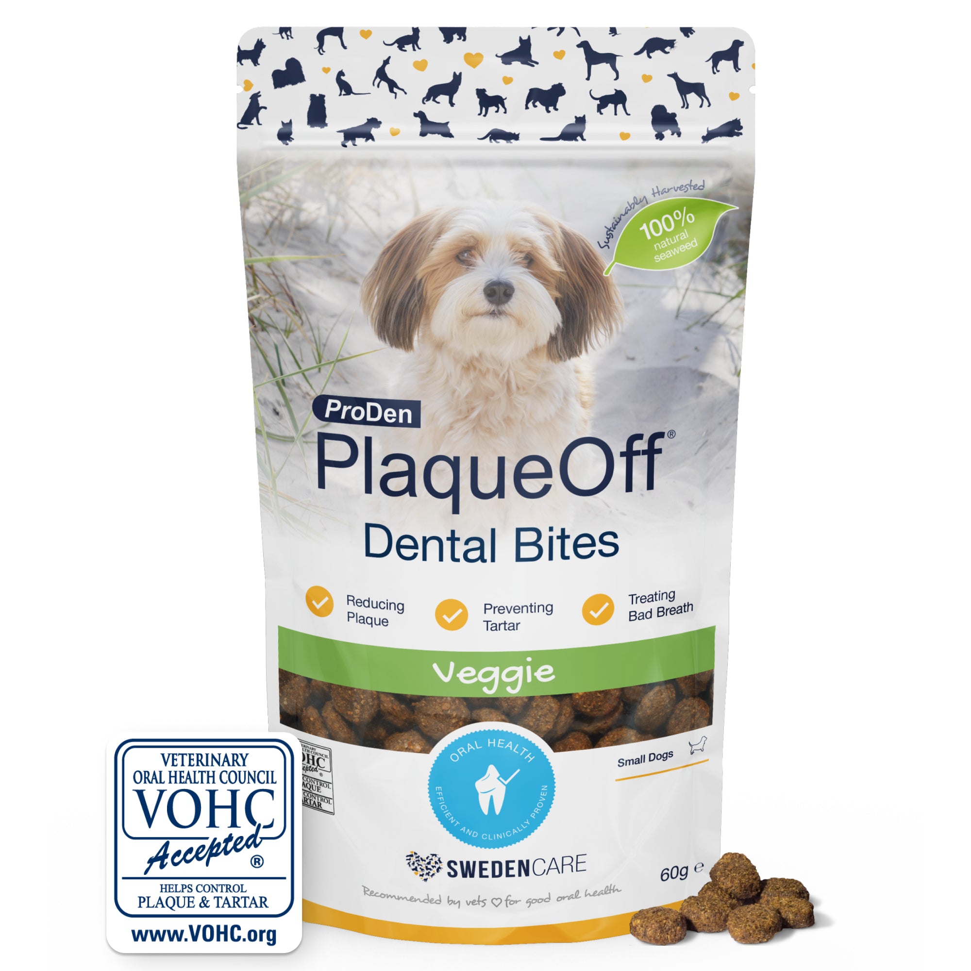 Plaqueoff Dental Bites - Small Dog 60g