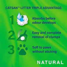 Load image into Gallery viewer, CATSAN Natural Biodegradable Clumping Cat Litter, 20 Litres
