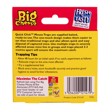Load image into Gallery viewer, The Big Cheese Quick Click Mouse Trap Twinpack
