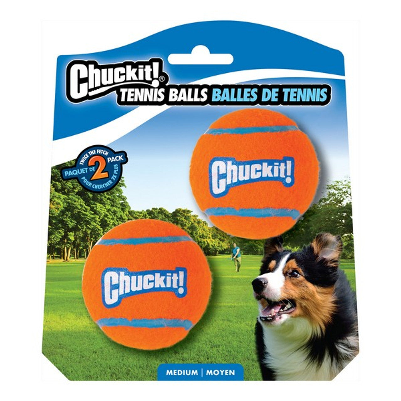 Chuckit! Tennis Ball One/Two/Four Pack Small/Medium/Large