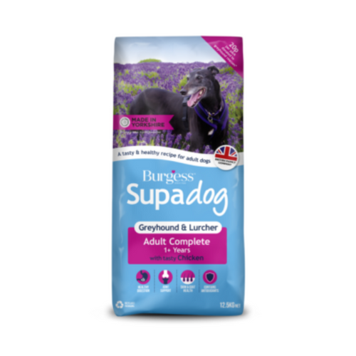 Burgess Supadog Greyhound & Lurcher Dog Food With Chicken 12.5kg