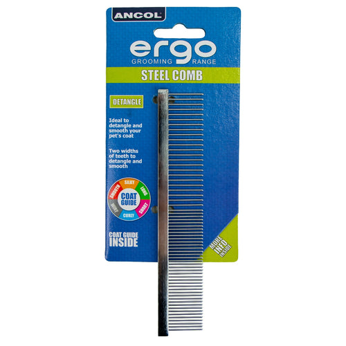 Ancol Ergo Steel Comb