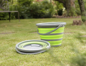 Load image into Gallery viewer, Spear &amp; Jackson Collapsible Bucket in Green
