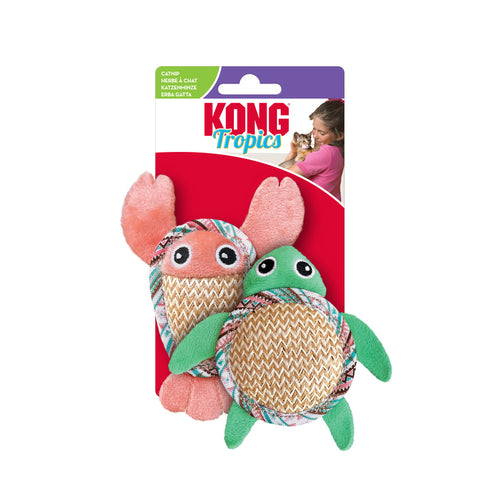 KONG Tropics Pals Two Pack Dog Toy