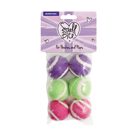 Ancol Small Bite Mini Tennis Balls