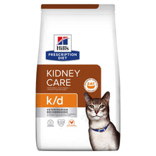 Load image into Gallery viewer, Hill&#39;s Prescription Diet k/d Kidney Care Dry Cat Food with Chicken 3kg Bag
