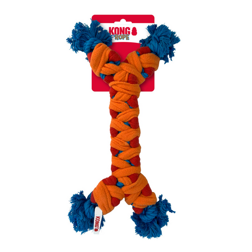 KONG Rope Rally Bone Medium Dog Toy