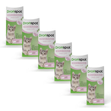 Load image into Gallery viewer, Dronspot Spot On Wormer for Small Cats (0.5 to 2.5kg) 6 Pipettes
