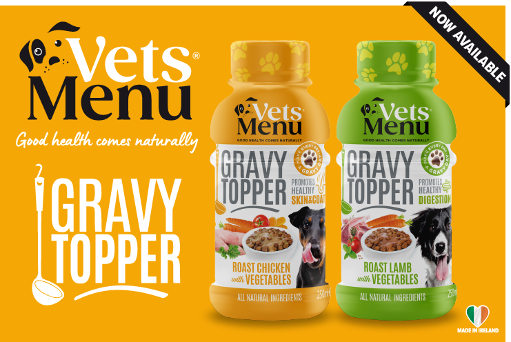 Vets Menu Gravy Toppers Now Available