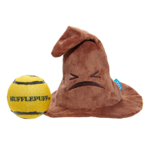 Load image into Gallery viewer, BARK Harry Potter Sorting Hat Dog Toy - Plush 2-in-1 Fetch Toy with Hidden Squeaky Ball
