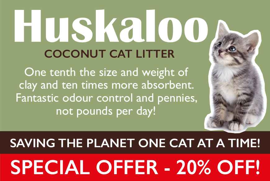 Huskaloo Cat Litter Special Offer